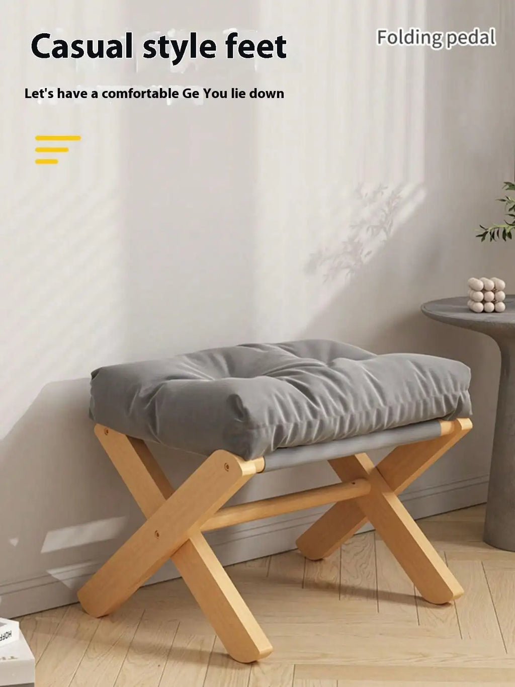 Wooden Low Stool Doorway Small Bench With Leg Rest Living Room Simple Sofa Footstool Adult Bench Shoe Stool Stool Oasis Select