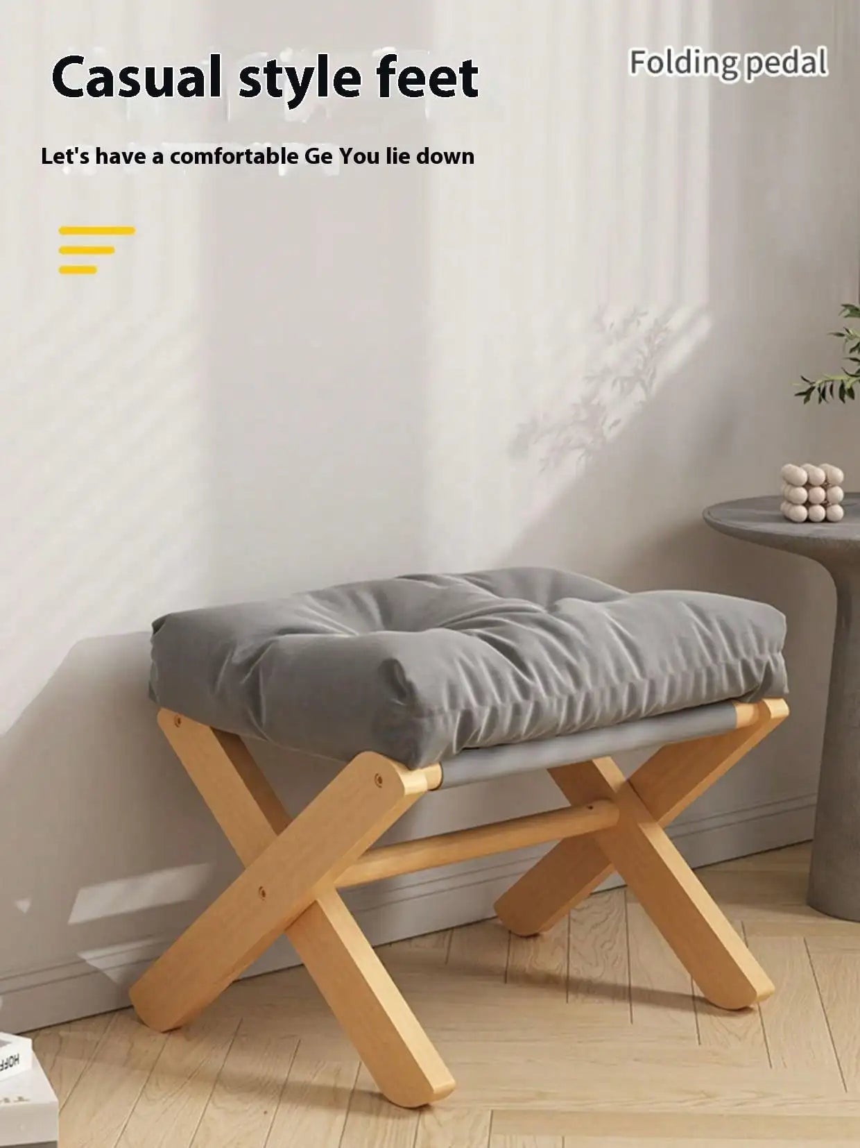 Wooden Low Stool Doorway Small Bench With Leg Rest Living Room Simple Sofa Footstool Adult Bench Shoe Stool Stool Oasis Select