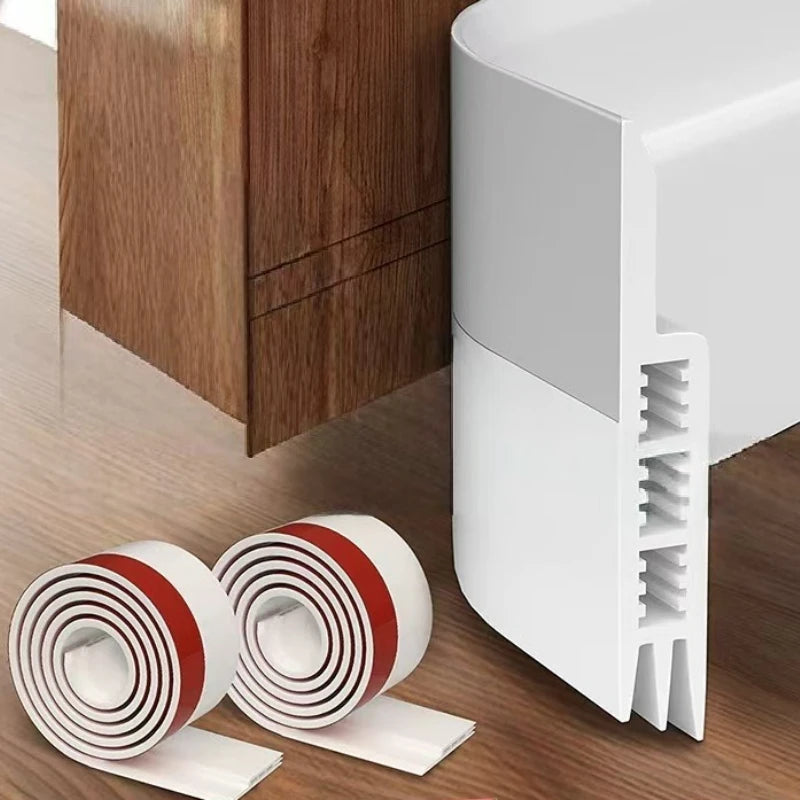 1 Meter Self-Adhesive Door & Window Weather Stripping Porous Windproof Sound Insulation Seal Strip Oasis Select