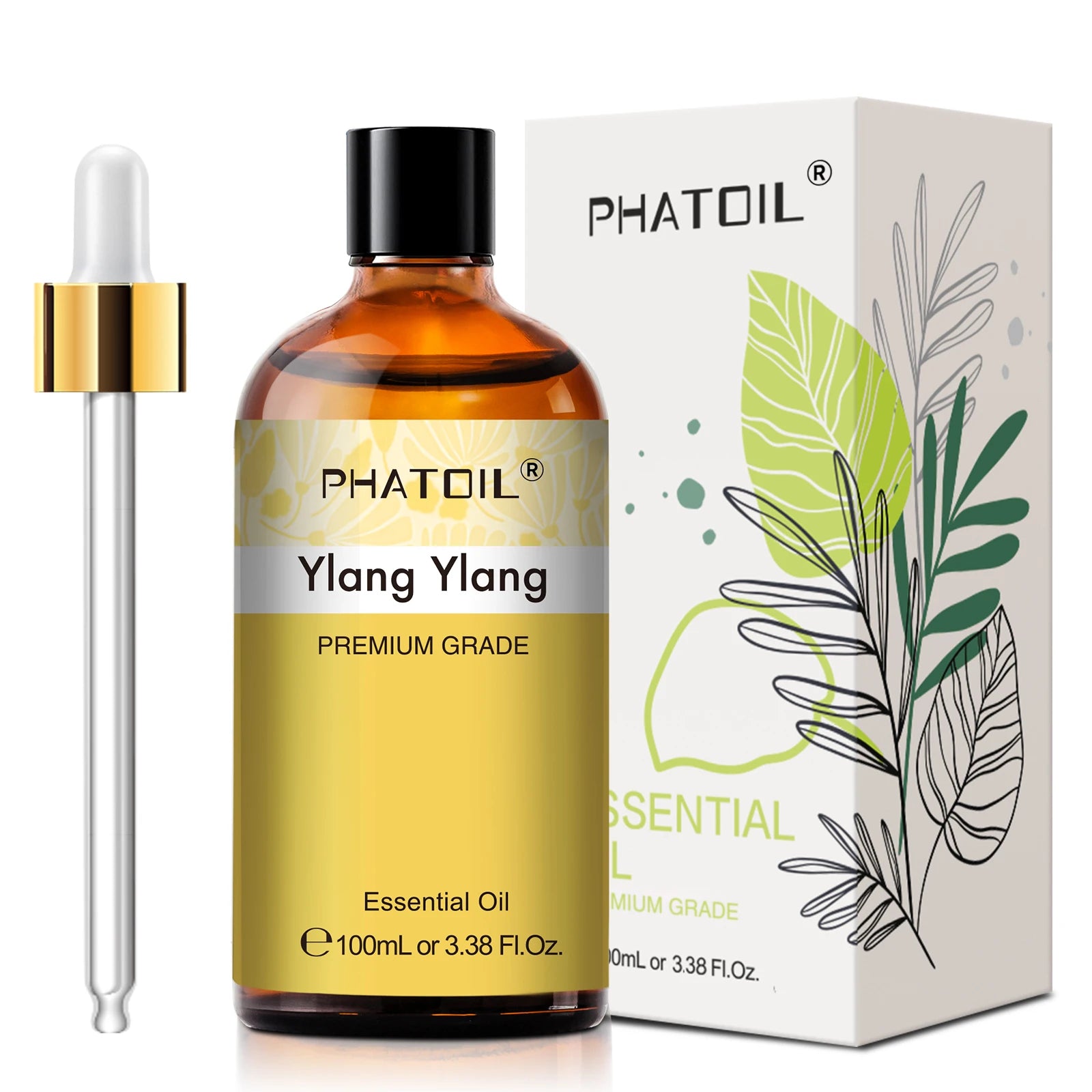 PHATOIL 100ml Pure Essential Oil for Diffuser & Aromatherapy