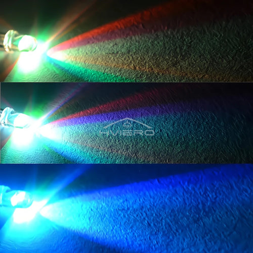 100pcs 3mm RGB Flashing LED Diodes – Fast & Slow Multicolor RGB LED Diodes Oasis Select