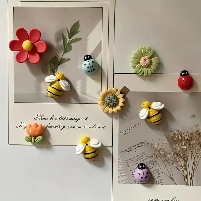 10pcs Adorable Refrigerator Magnets - Durable & Strong Hold for Kitchen Office & More - Versatile Home Decor Mothers Day Gift Oasis Select 10PCS