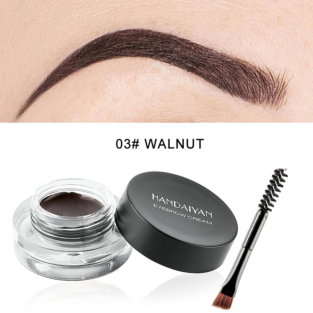 HANDAIYAN Waterproof Eyebrow Gel Cream – 12 Shades, Long Lasting