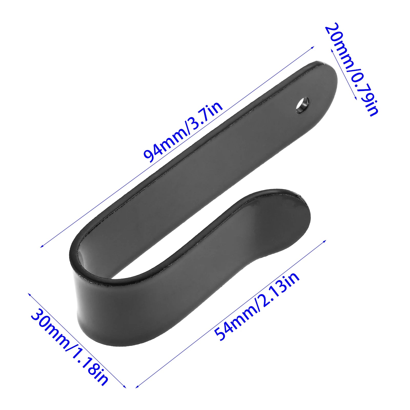 2Pcs Black Carbon Steel Snowboard Wall Mount Clips,Multi-Scene Display for Snowboard,Durable Storage Hanger,Angled Design Oasis Select