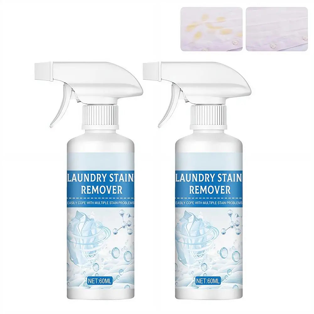 1/2PCS Clothing Stain Cleaner Powerful Laundry Stain Remover Spray Oil stains, Yellowing Cleaner For Dry Cleaning Oasis Select