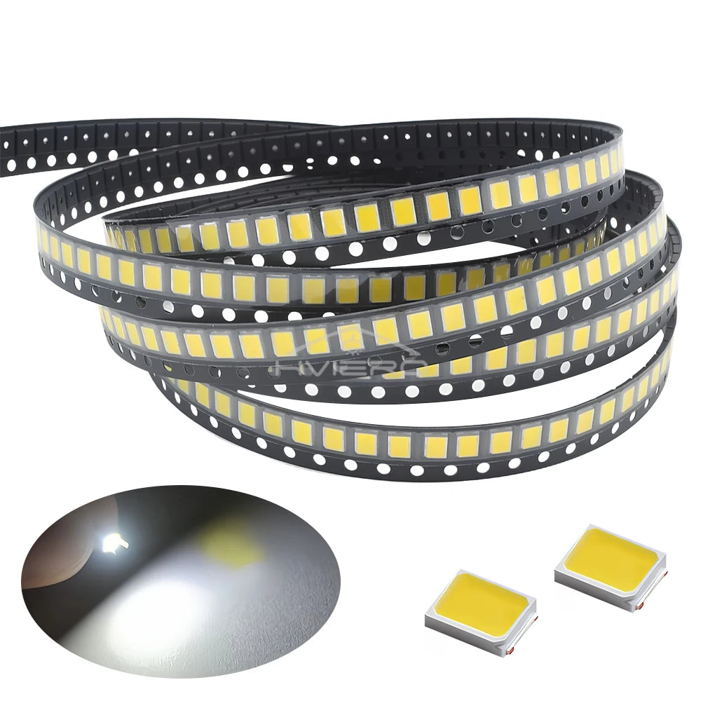 1000Pcs 2835 SMD LED Chips – Bright Warm White DIY Lighting