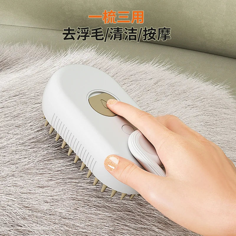Cat and Dog Pet Spray Massage Comb, One-click Spray Anti-flying Hair Comb, Bath Brush, Hair Removal Pet Products Oasis Select