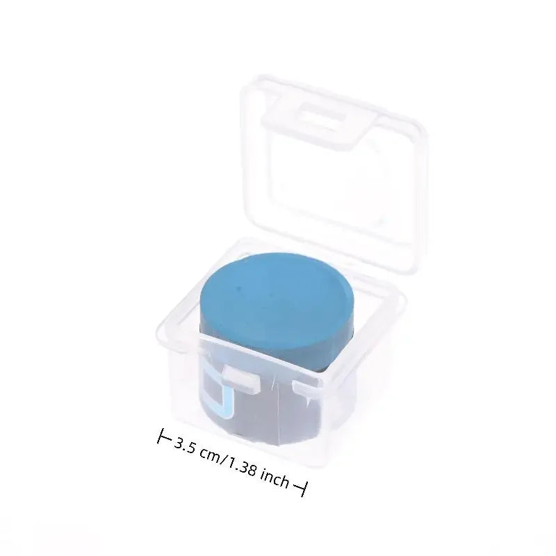 1Pc With Storage Box No-slip Billiard Chalks Pool Cue Stick Chalk Snooker Easy Powder Billiard Chalk Pool Accessories Oasis Select