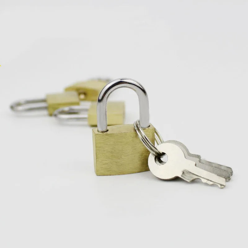 20mm Small Copper Lock Luggage Case Padlock Backpack Lock Pull Chain Privacy Lock Diary Tool Box Padlock Home Hardware Wholesale Oasis Select