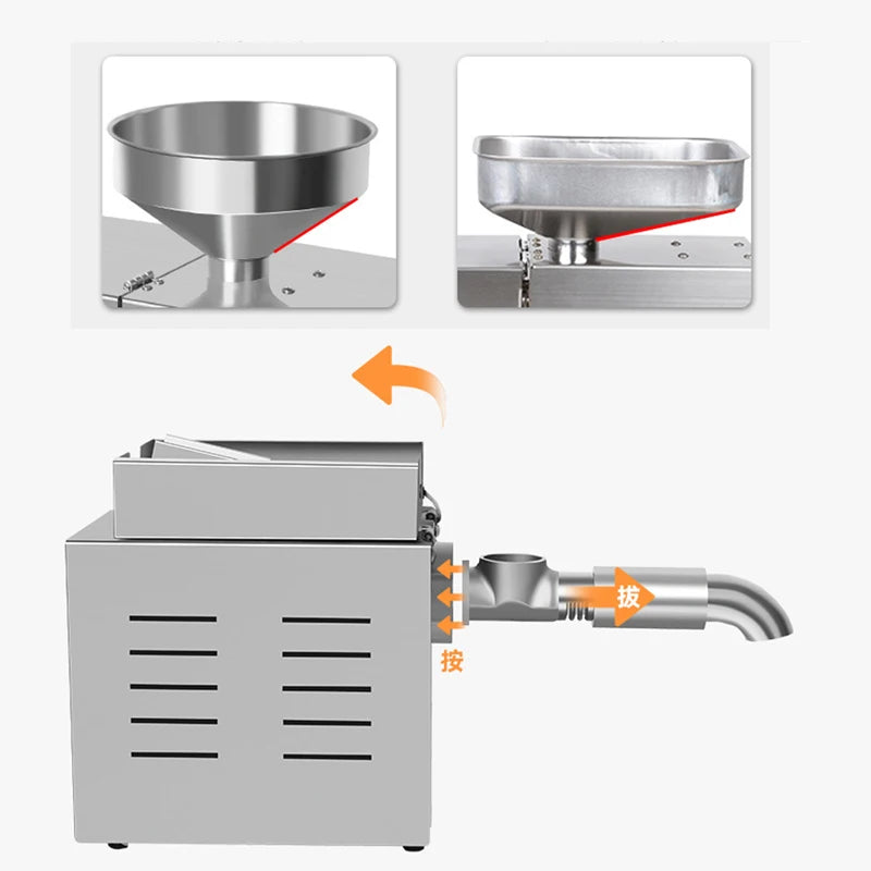 R3 Stainless Steel Oil Press Machine 500–1500W | Home & Commercial