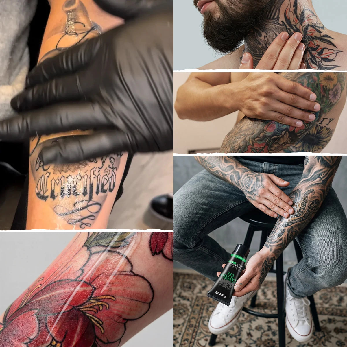 TATTOO CREAM brightens skin tone, provides long-lasting hydration and moisture, suitable for daily tattoo care Oasis Select