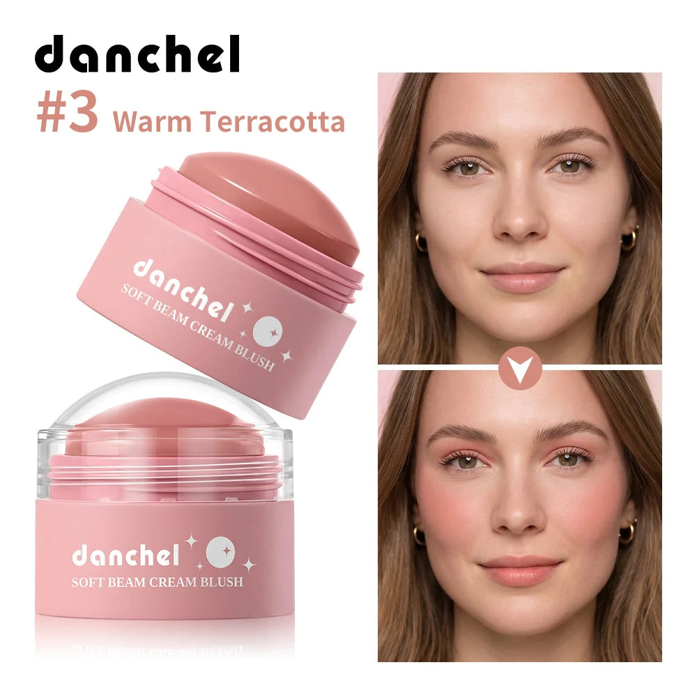 Soft Cream Blush Makeup Long-Wearing Smooth Creamy Texture Pigmented Multi-Use Blushes for Cheek Lips Eyes Cosmetics Natural Fin Oasis Select
