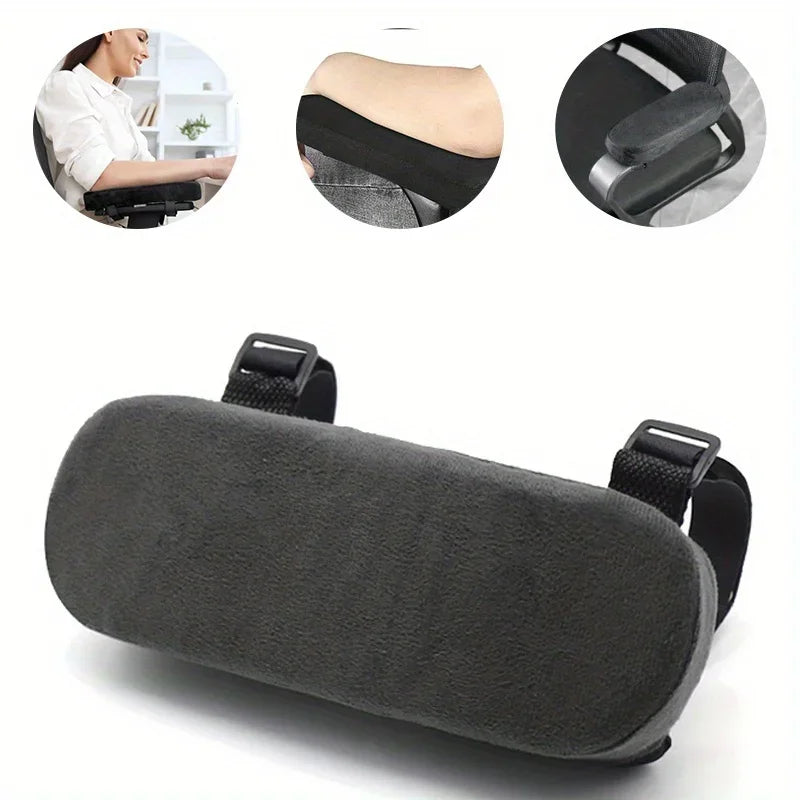 Memory Foam Armrest Pads for Office Chair Elbow Support Cushion for Arm Pressure Relief, Universal Fit Covers for Desk Chairs Oasis Select