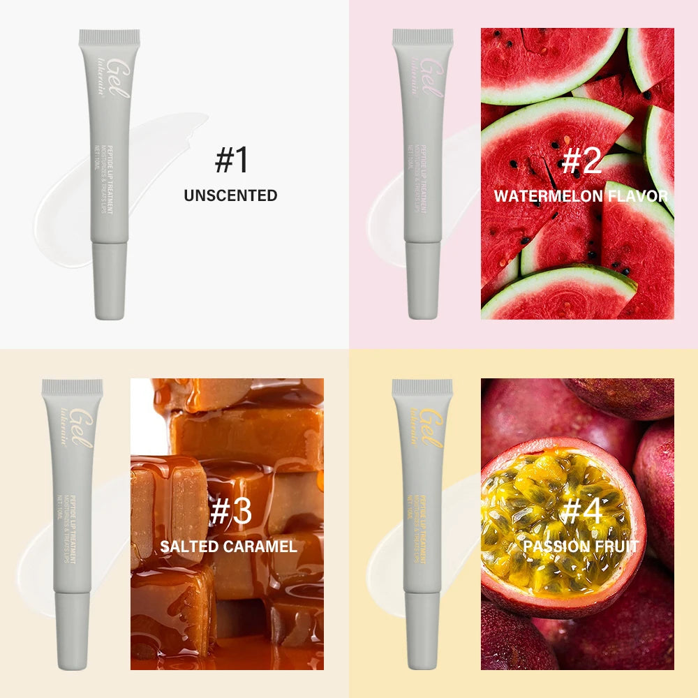 Lakerain Lip Care Gel Moisturizes Peptide Moisturizes And Lightened Remove Dead Skin Lip Lines Anti-chapping Caramel Lip Balm Oasis Select