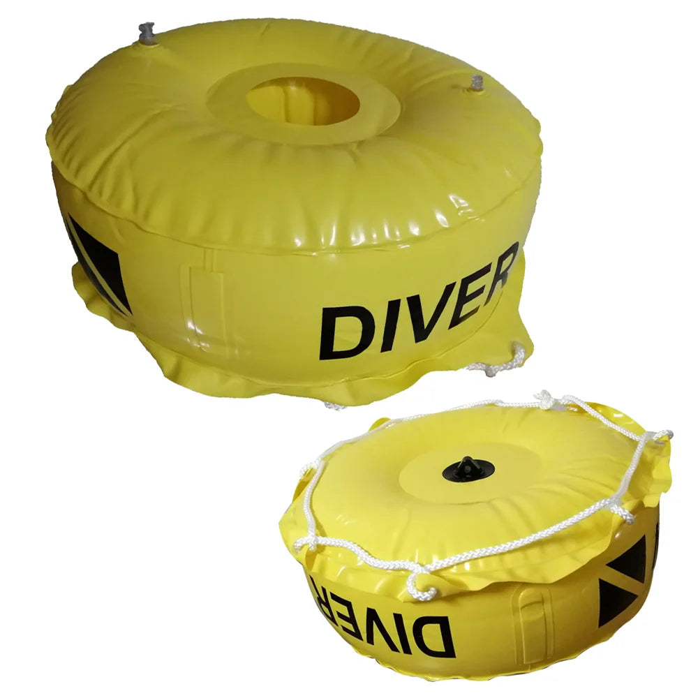 Scuba Diving Deluxe Diver Below Flag Float without flag Inflatable Diver Down Flag Bouy for Wreck Cave Diving Oasis Select Default Title