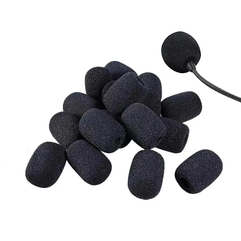 5-50Pcs Mic Protector Replacement Headset Foam Covers Windscreen Windshield Sponge Covers Microphone Cover for Meeting Mic Oasis Select