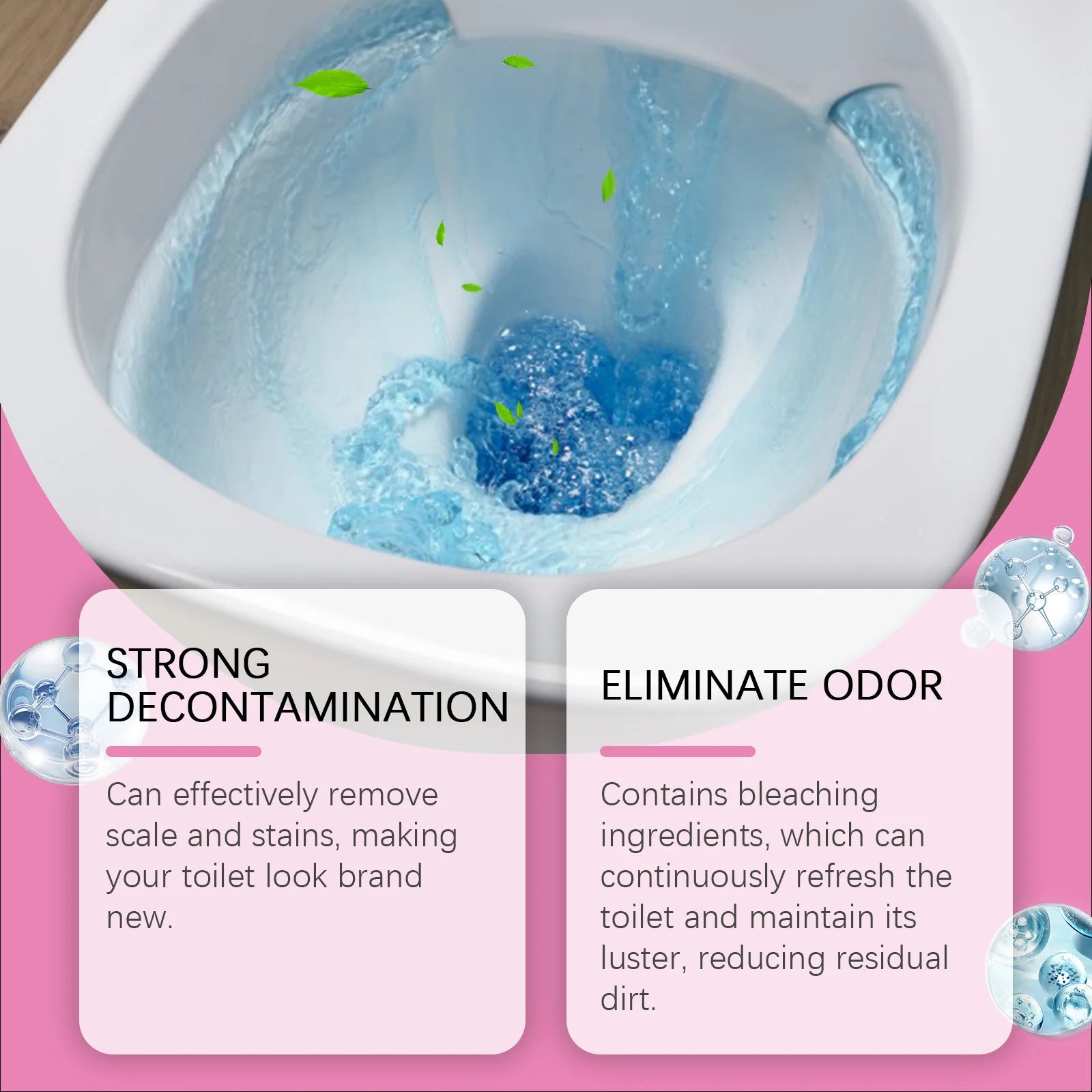 Toilet Cleaning Stick Long Lasting Cleansing Remove Stains Eliminate Odors Reduce Bacteria Deodorizer for Bathroom Home 90g/112g Oasis Select
