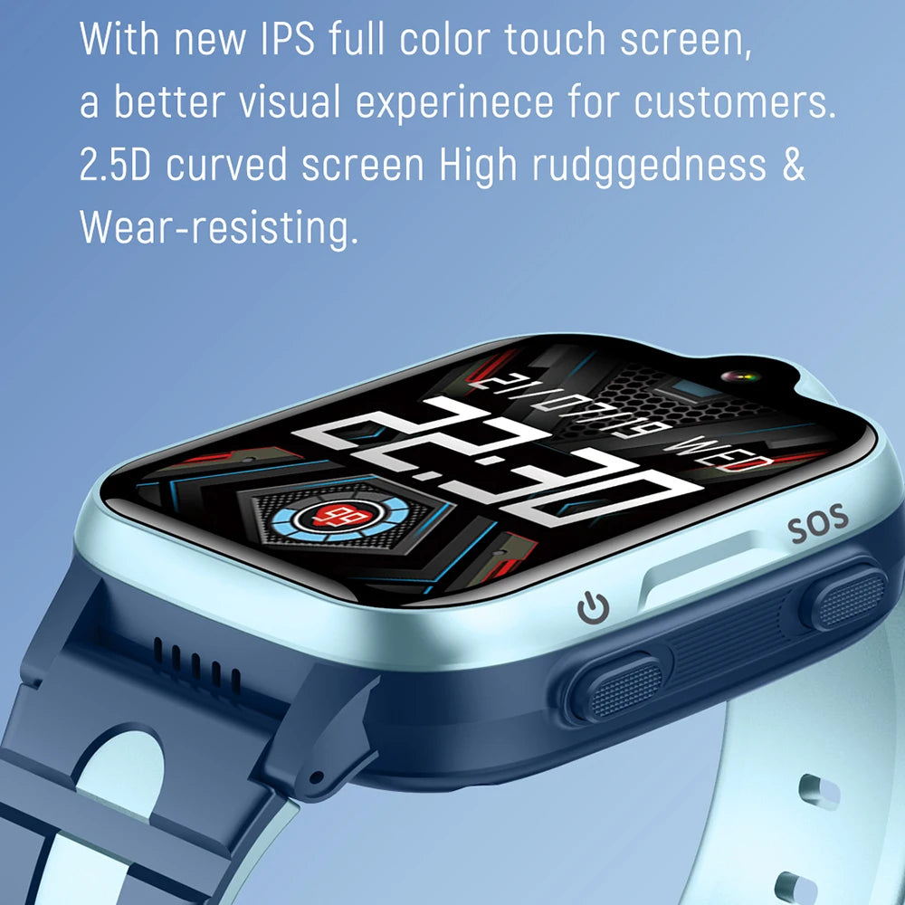 2025 New 4G Kids 1.69inch Smartwatch GPS Tracker SOS HD Video Call Touch Screen Smart Watch Waterproof Call Back Children Watch Oasis Select