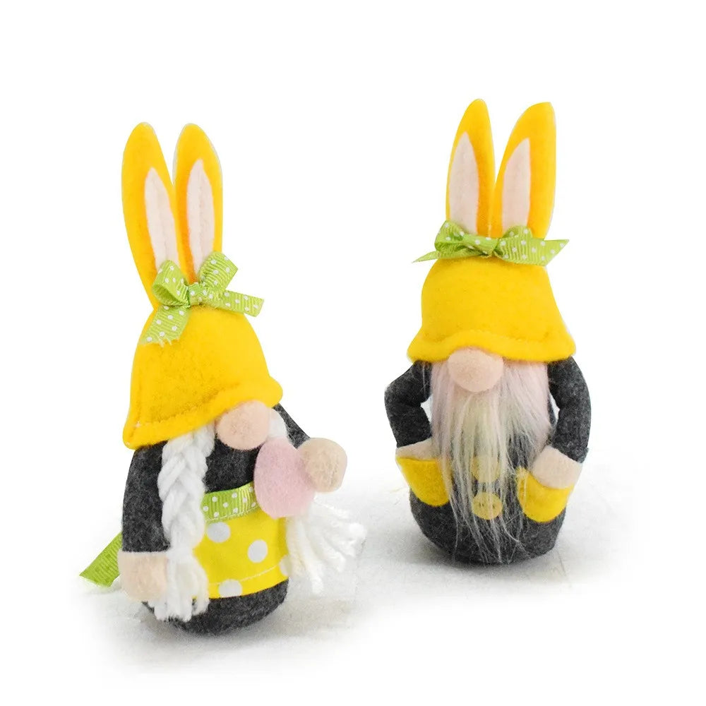 Easter Bunny Plush Figurine – Spring Home & Garden Decor Easter Bunny Figurine Oasis Select