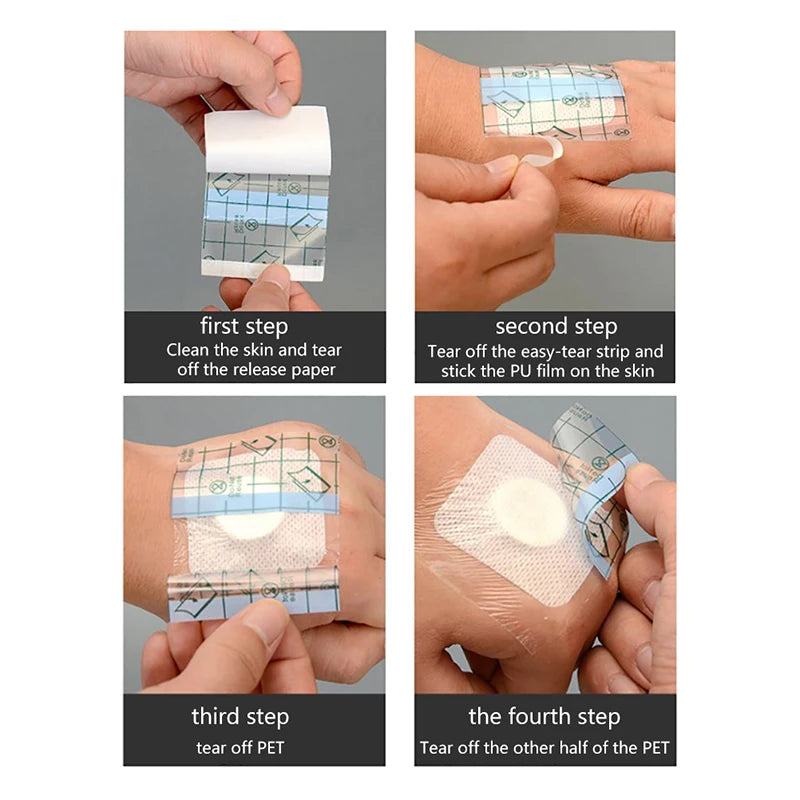 5m Waterproof Protective Tattoo Healing Film For Aftercare Bandage Transparent Skin Tattoo Healing Repair Film Wrap Roll Oasis Select