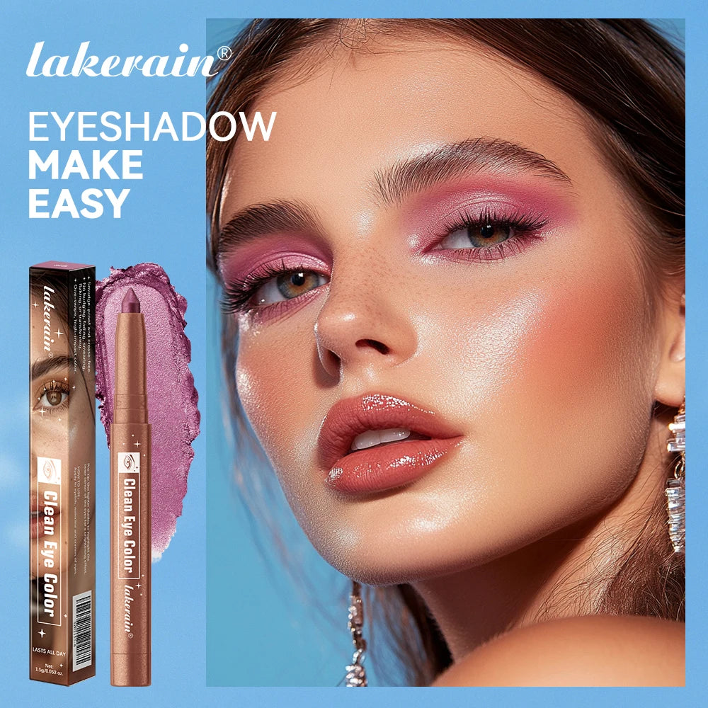 Lakerain Eyeshadow Sticks Ultra Creamy Lightweight Buildable Formula Smudge-Proof Long-Lasting Eye Color Oasis Select