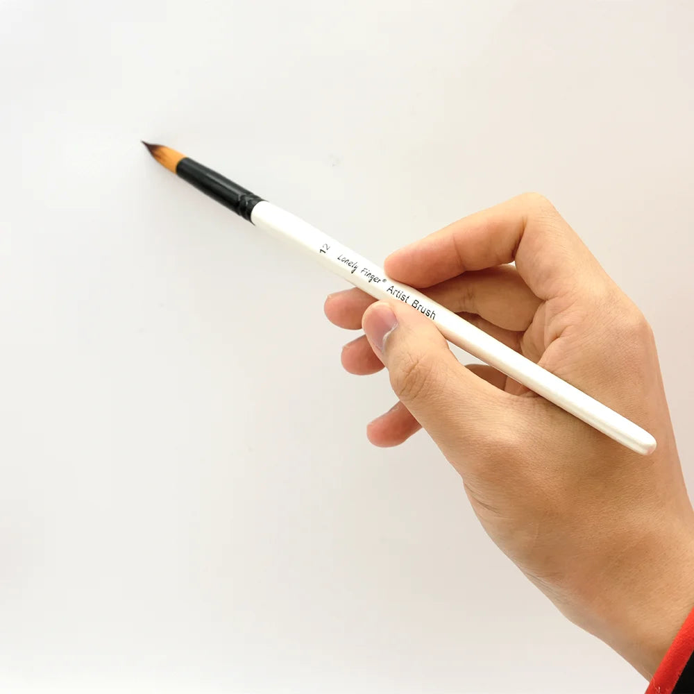 6pcs Round Watercolor Brushes for Acrylic Painting Round Pointed Paint Brushes Round Tipped Face Paint Brush Professional Oil Pa Oasis Select