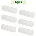 Refrigerator fresh-keeping storage box, fresh-keeping artifact,Small Food Preservation Boxes,Transparent Sealed Storage Box Oasis Select 6pcs