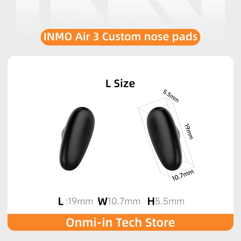 INMO AIR3 Accessories: Ring, Cable, Touchpad, Clip & Nose Pad