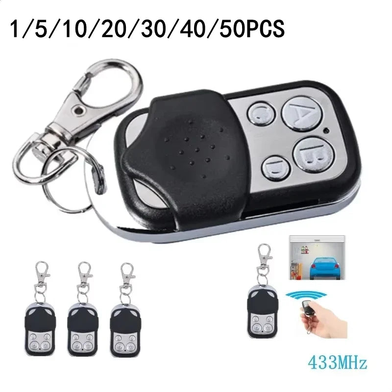 Universal 4 Buttons Garage Door Opener Remote Control 433MHZ Clone Fixed Learning Rolling Code Duplicator Garage Oasis Select