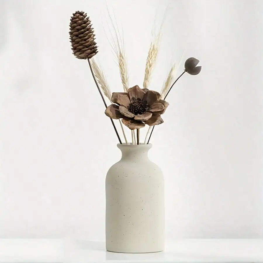 Minimalist Ceramics Vase Ceramic Flower Vase Home Decoration Flower Arrangement on The Living Room Desktop Ornament Accessories Oasis Select