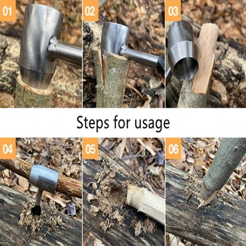 SLADE Hand Auger Drill Bit – Bushcraft & Camping Wood Tool Hand Auger Drill Bit Oasis Select