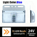 12V-24V 31-LED Side Marker Light | Truck Trailer Turn Signal