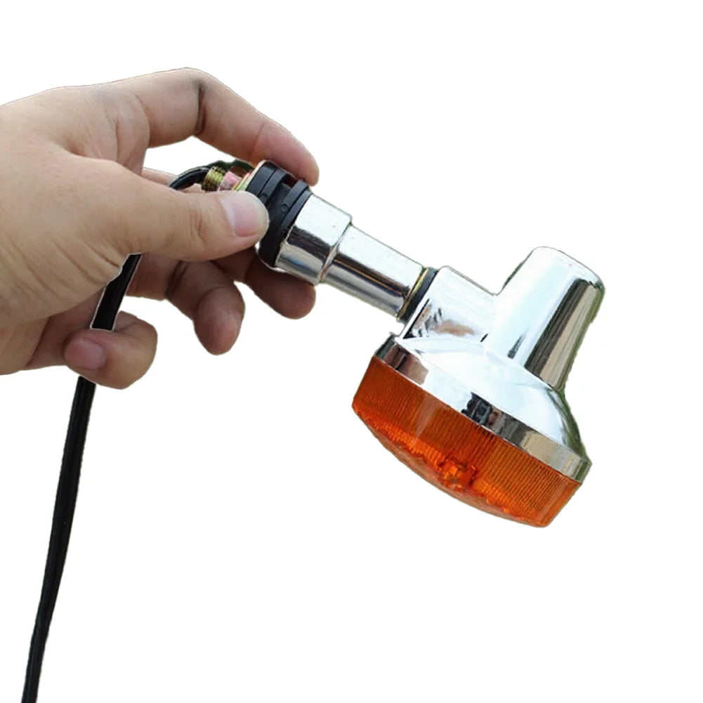 12V 10W Yellow Turn Signal Indicator Light For HJ125-8 GN125 125 Model Electric Bicycle Ebike Scooter Motorcycle Flasher Lamp Oasis Select