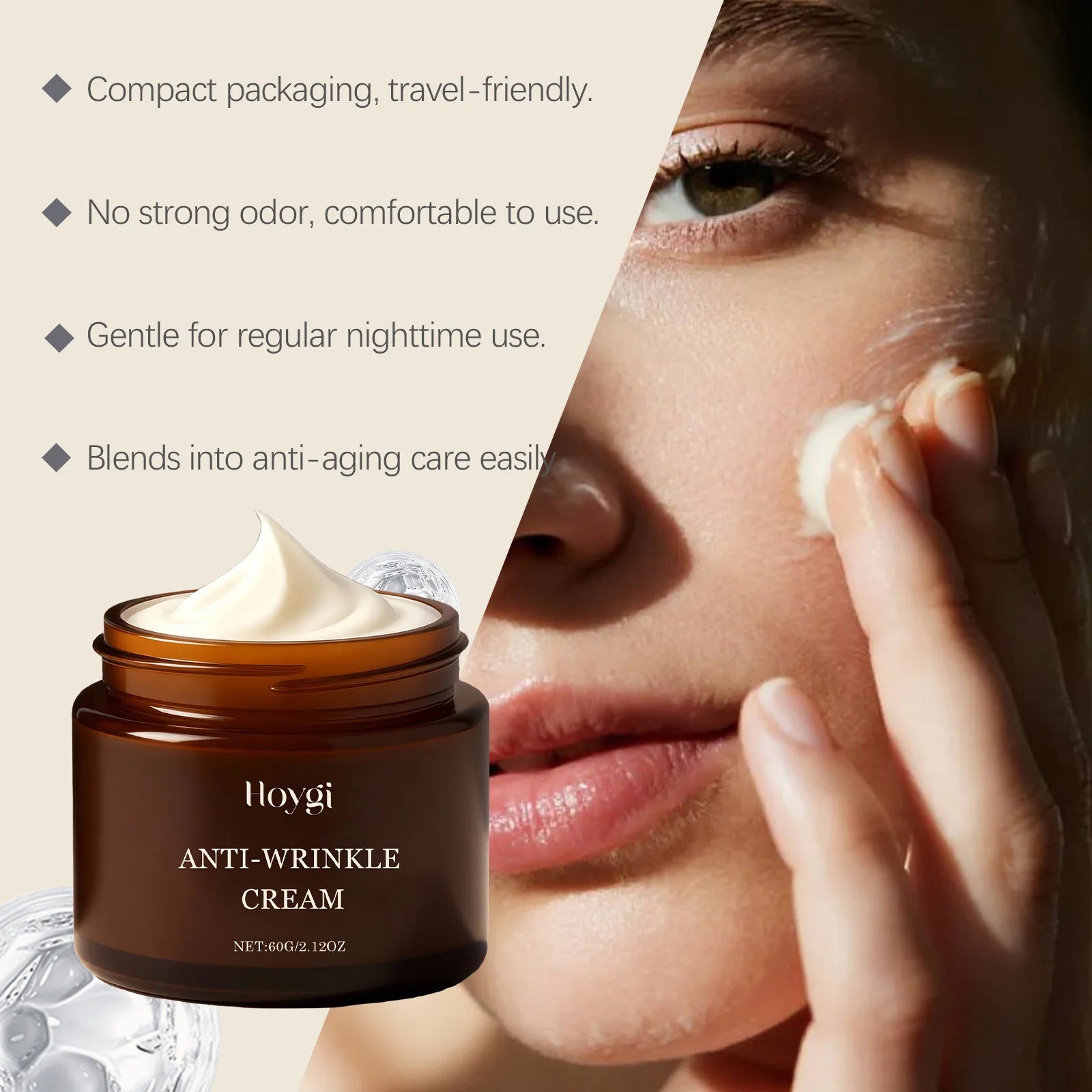 Retinol Skincare Set Anti-Wrinkle Cream Serum & Eye Balm for Moisturizing Firming Fade Fine Lines Brightening Face Eye Care Oasis Select
