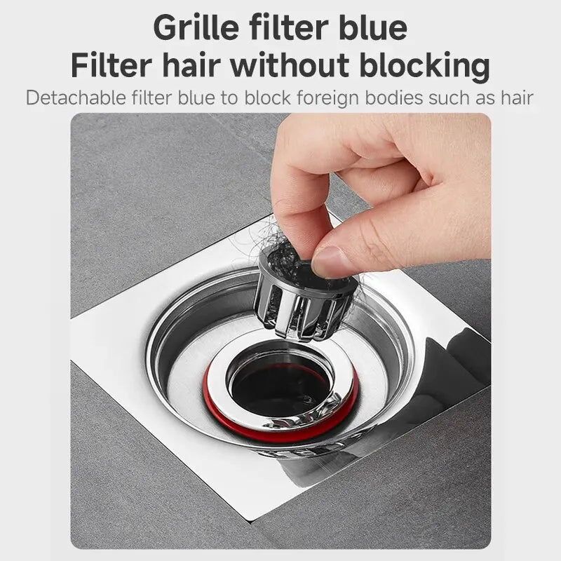 Odor Proof Floor Drain Valve-Sewer Core Backflow Preventer Shower Floor Drain Plug for Kitchen Bathroom Toilet Sewer Oasis Select