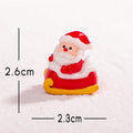 Mini Santa Claus Resin Ornament | Christmas Snow Décor