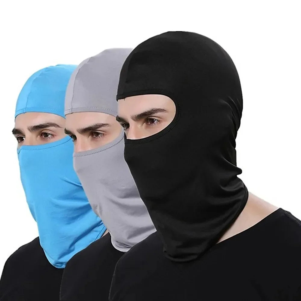 Balaclava Motorcycle Face Mask Moto Helmet Bandana Hood Ski Neck Full Face Mask Windproof Dustproof Face Shield Men's Biker Mask Oasis Select 3PCS Mixed