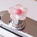 5pcsCute Flower Toilet Button Nail Specific Bathroom Water Tank Switch Button Universal Toilet Press Home Furnishings Decoration Oasis Select Pink 5pcs
