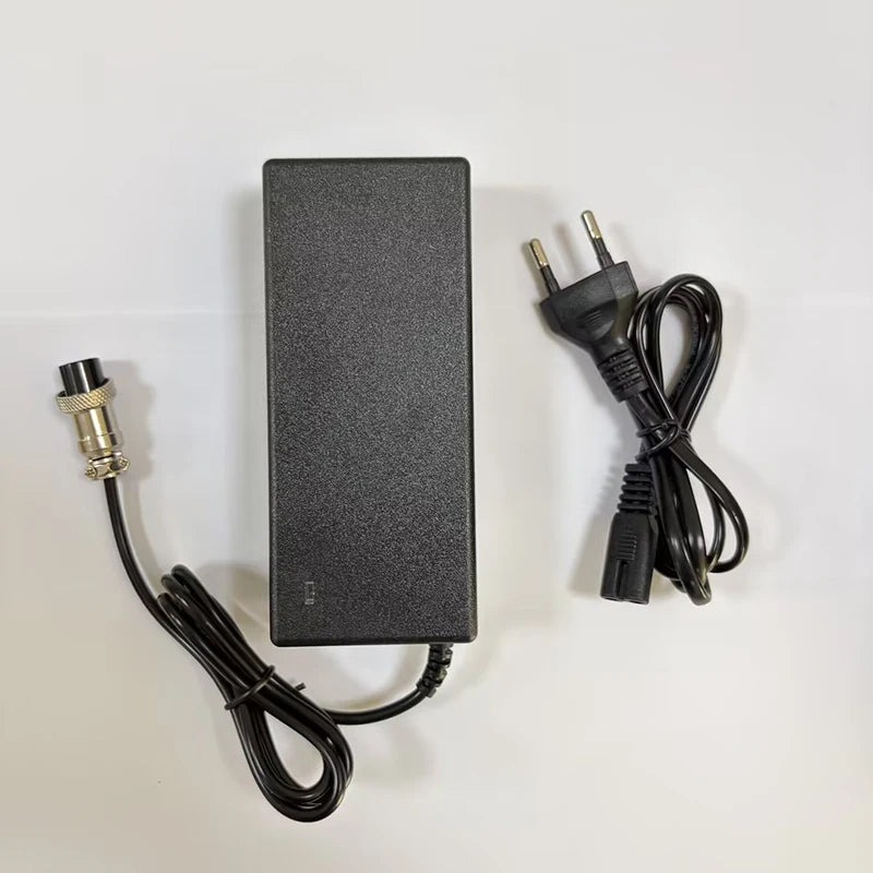 60V 67.2V 2A Lithium Battery Charger With 12mm-3pin GX16 Connector For ZERO 10X,Kaabo Mantis 10,VSETT 10+ Battery Power Adapters Oasis Select