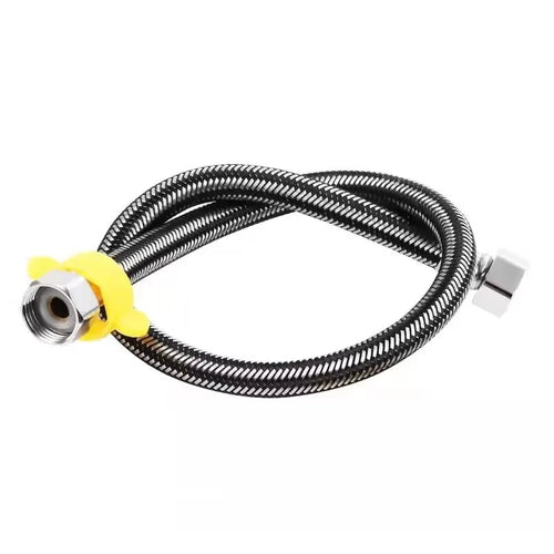 New 1/2 Inch Stainless Steel Plumbing Explosion-proof Flexible Braided Hose Water Pipe 20/200cm Shower Bathroom Accessories Oasis Select B 150cm