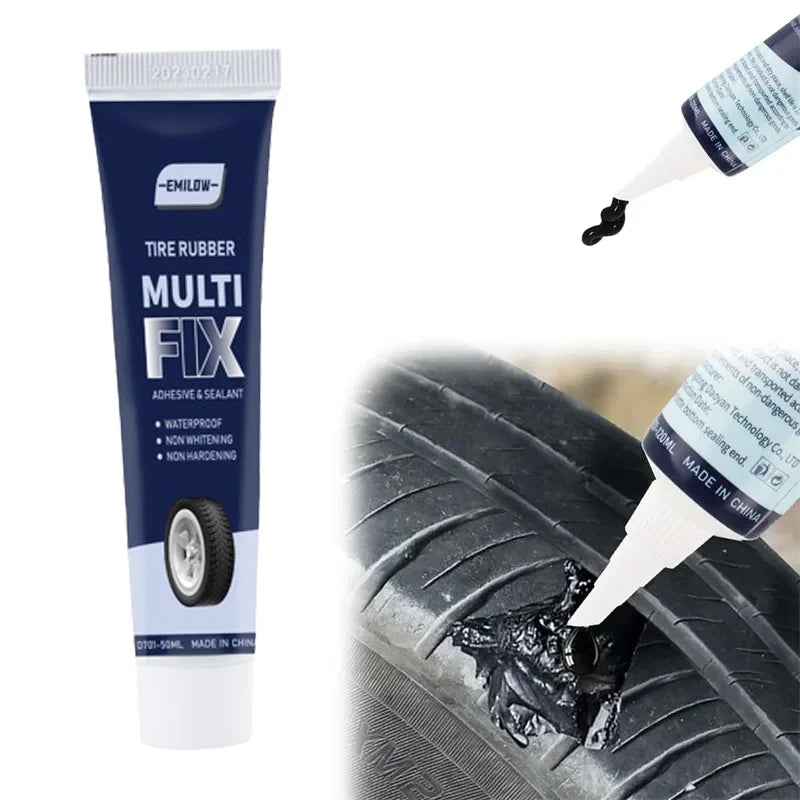 Universal Car Tire Repair Gel Tire Repair Gel Rubber Adhesive Not Corrosive Tire Scratches Cracks and Holes Repair Special Gel Oasis Select