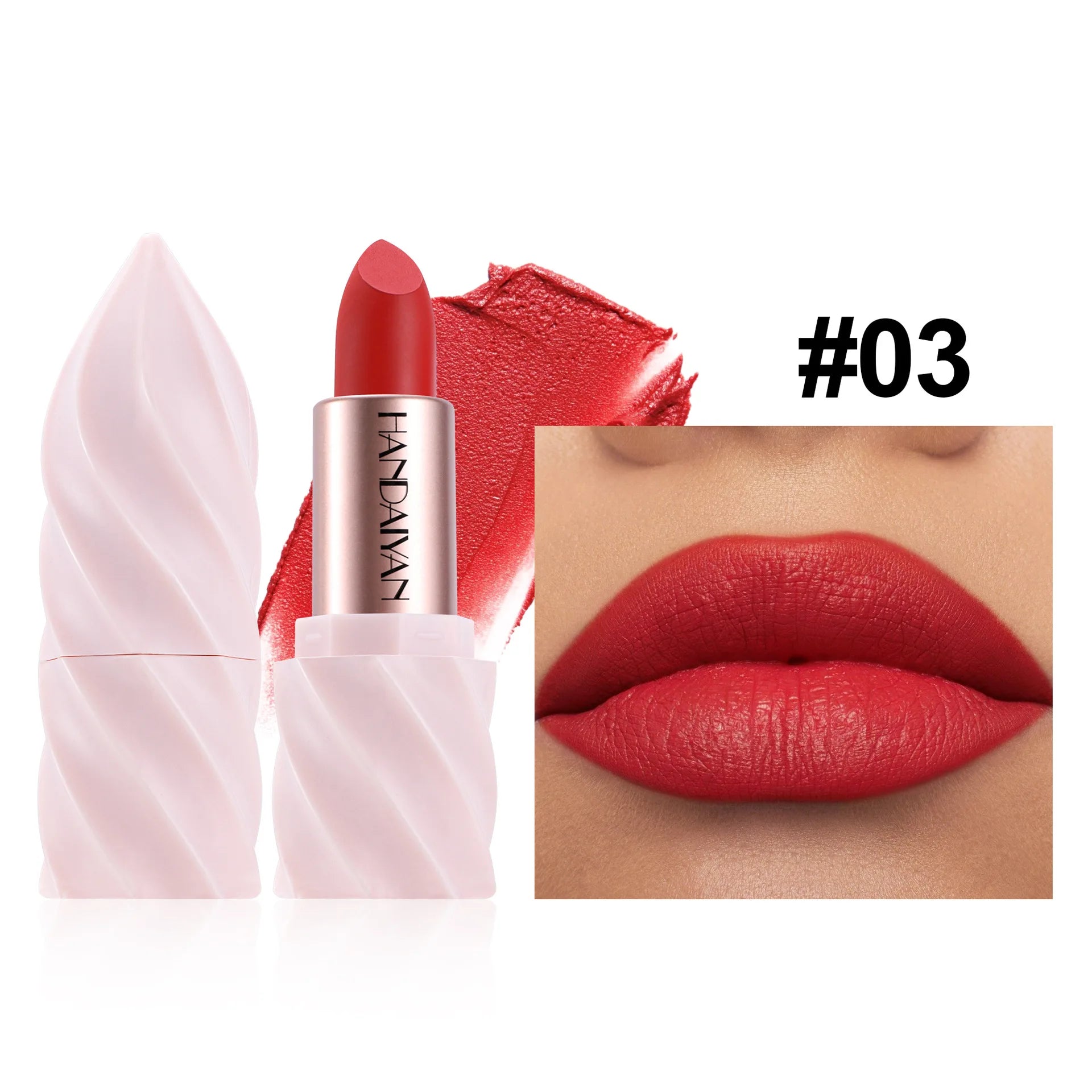 Handaiyan Matte Velvet Lipstick – Waterproof, Long-Lasting