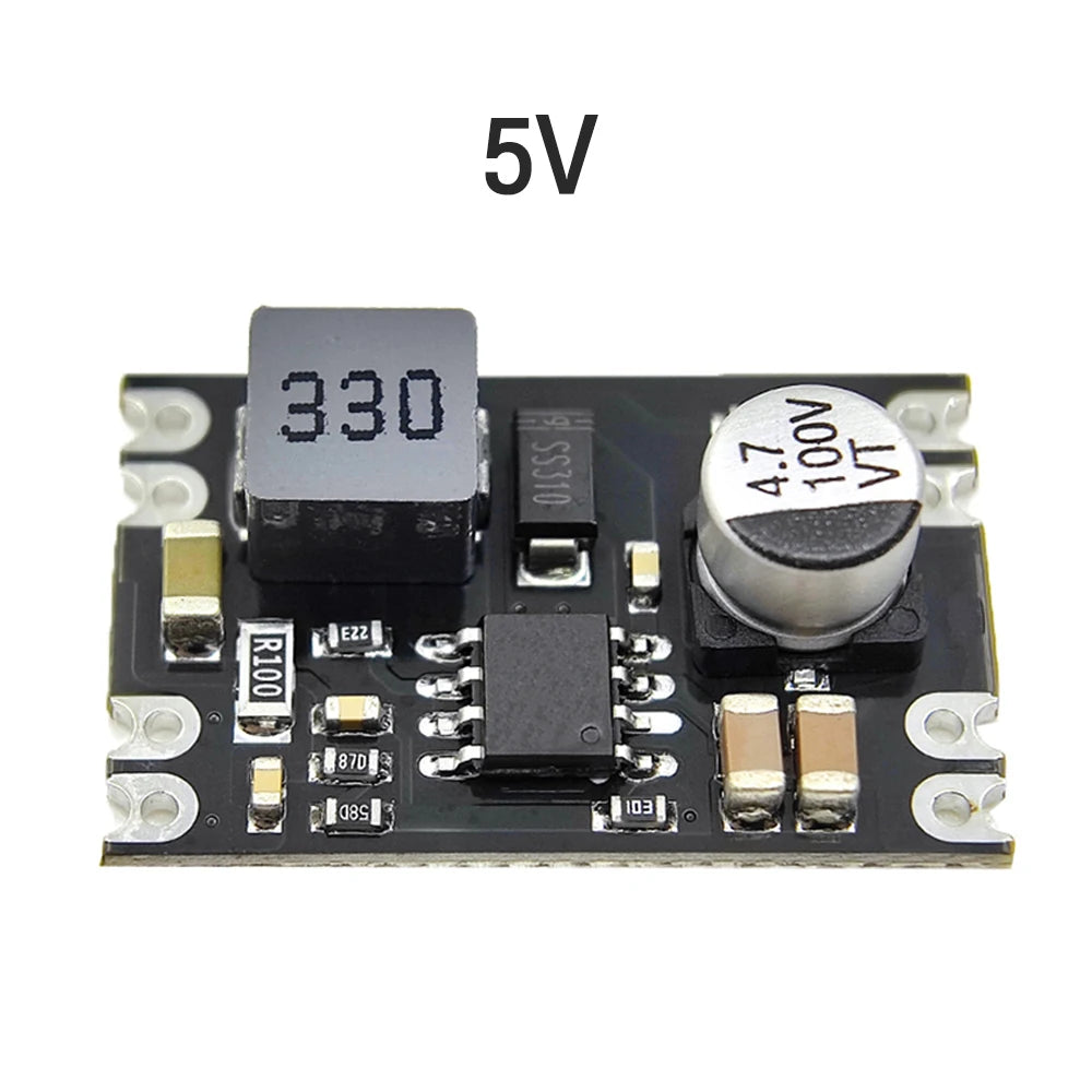 DC-DC Step Down Power Supply Module 2A DC 6-100V to 5V 9V 12V 24V Mini Buck Board Converter Multifunction High Voltage Regulator Oasis Select 5V