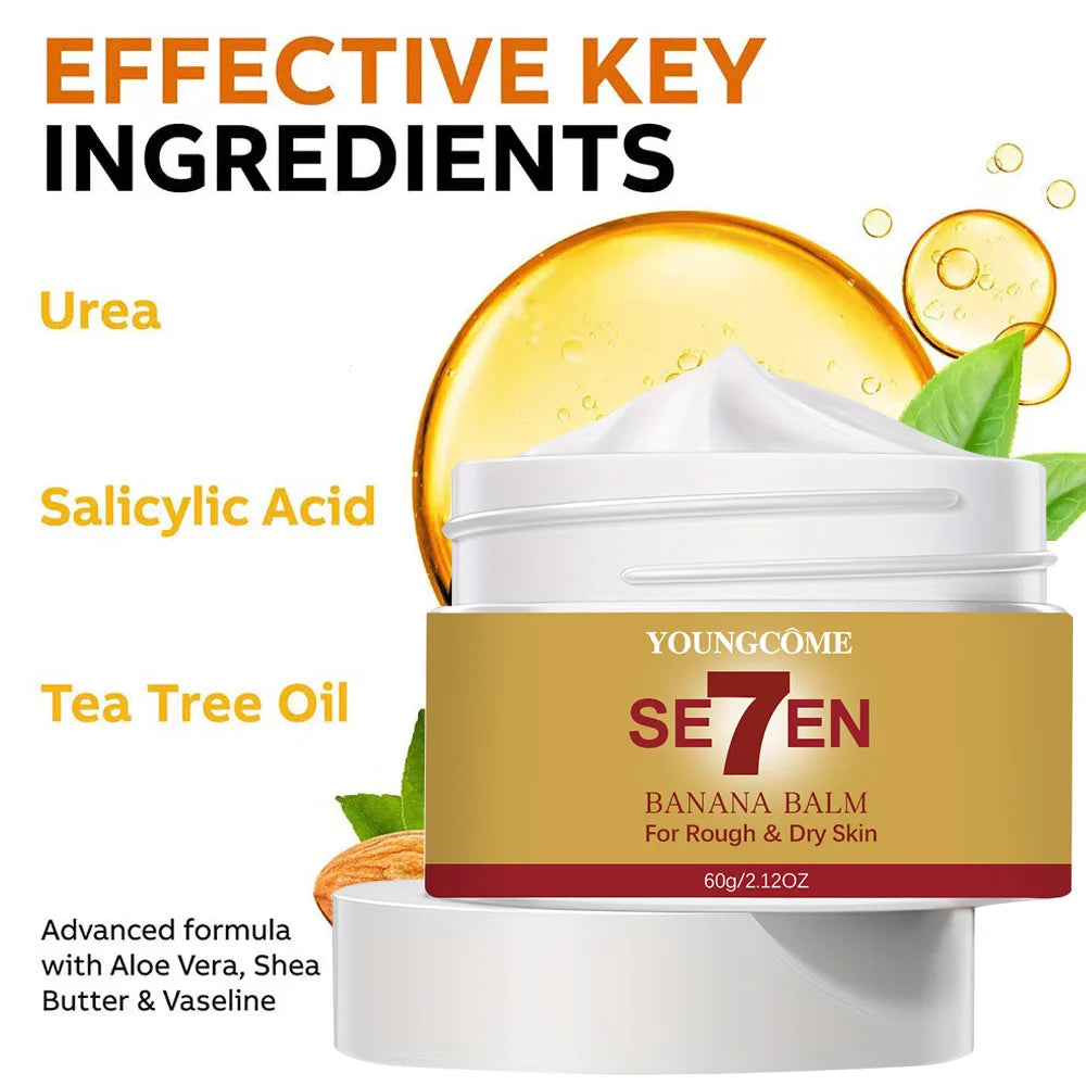 YOUNGCOME Urea Banana Balm Foot & Hand Cream – Deep Moisture