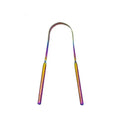 U Shape Tongue Scraper Oral Care Tools Stainless Steel Clean Mouth Clean Tongue Brush Bad Breath Tongue Tongue Cleaner Oasis Select colorful