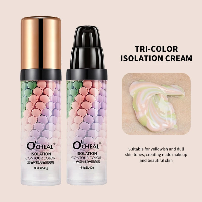 O'CHEAL 3-Color Spiral Contour Primer & Moisturizing Cream 40ml