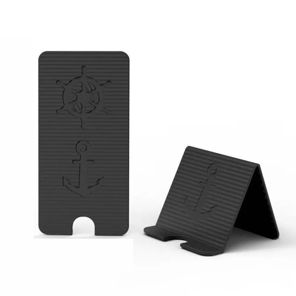Foldable Foldable Phone Holder Silicone Flexible Desktop Tablet Stand Bendable Multi-Angle Flexible Phone Bracket Oasis Select Black