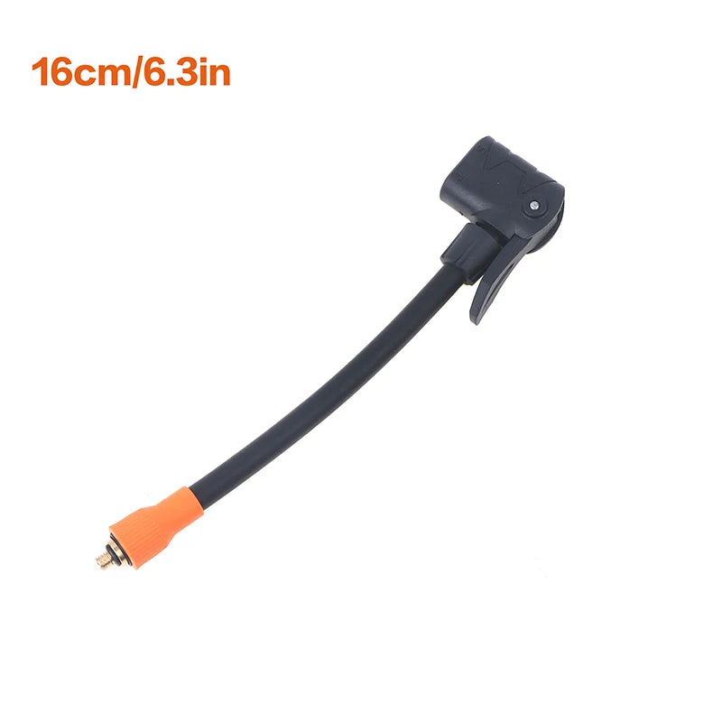 M6 Thread Locking Air Chuck With Air Tube, Standard Tire Valve Fine Thread, Suitable For M6 Thread Integrated Air Pump Oasis Select 16cm