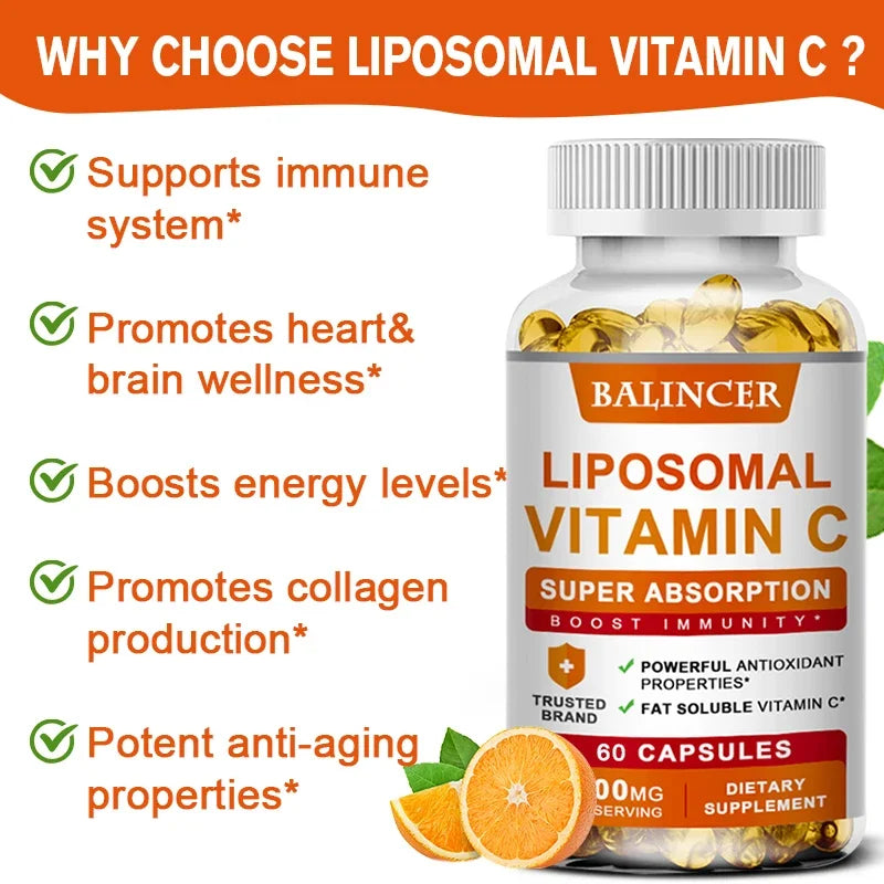 Vitamin C 1500mg + Zinc 20mg | 120 Capsules | Non-GMO
