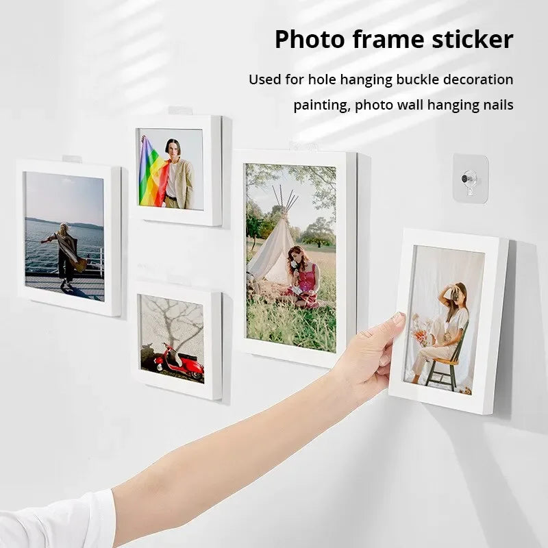 10-Pack Transparent Self-Adhesive Wall Hooks – No Damage Adhesive Wall Hooks Oasis Select